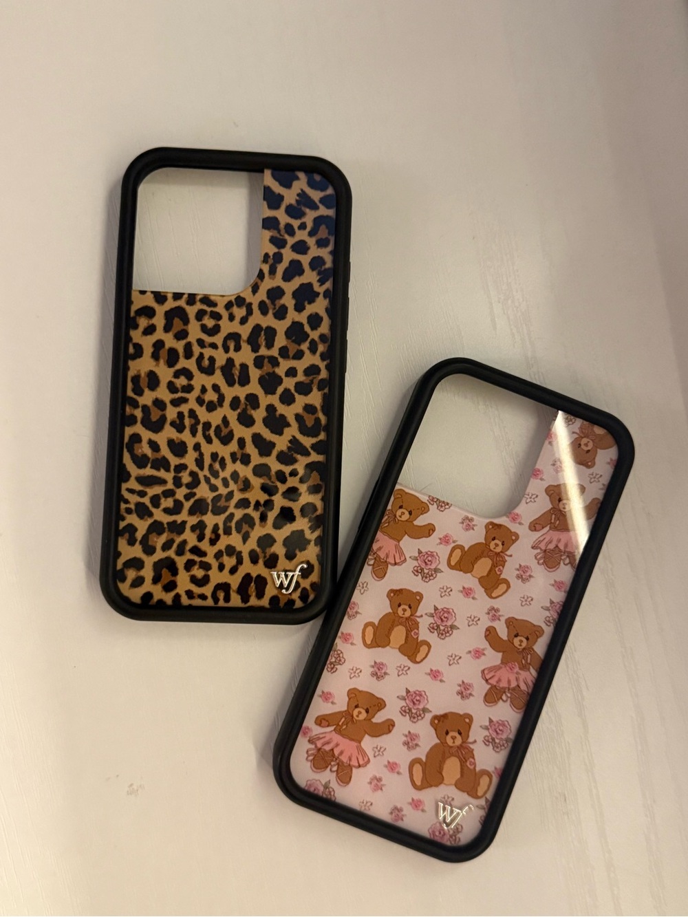 Wildflower Iphone 16 pro - Leopard and Pink Teddy Case
